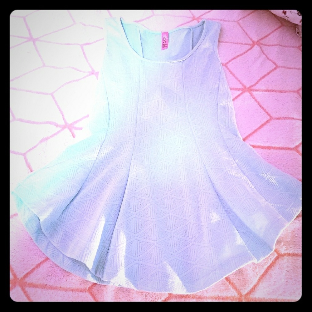 Mint Green peplum tank top
